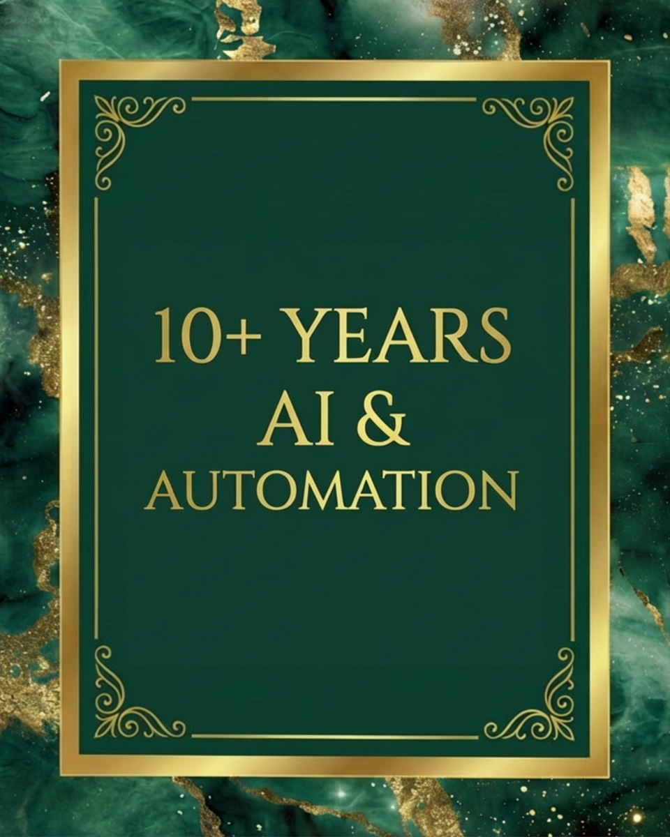 10+ Years AI & Automation - Julian Bradley
